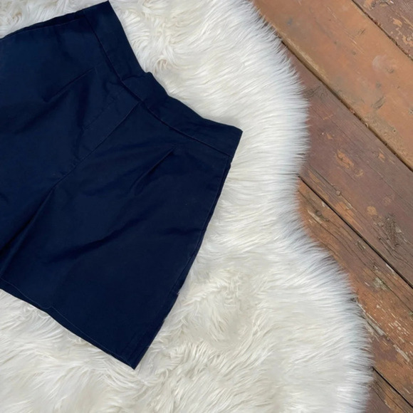 Wilfred Navy Blue Highrise Shorts - Picture 4 of 10